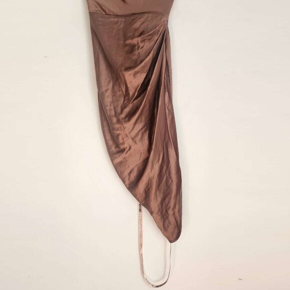 House of CB Reva Toffee Satin Balcony Corset Dress Size XS NWT b90 - Picture 13 of 16